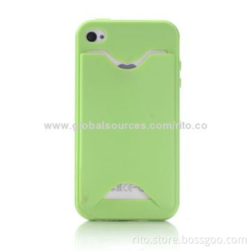 New Smartphone Case with Card Slot for iPhone 4/4s, iPhone 5/5s